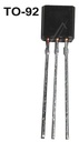 N-FET 80V 0,3A 0,83W TO-92 