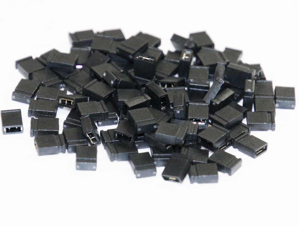Jumper P=2,54mm Sorte