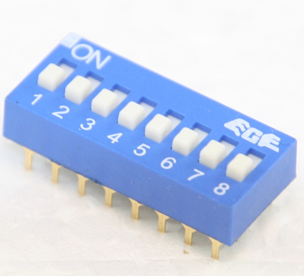 DIP Switch Standard 8-Pole