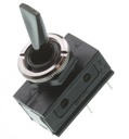 Toggle Switch 1-pol ON/OFF 16A/250V Black