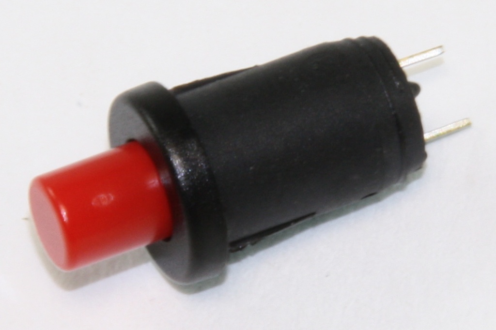 Tryktast 1-pol OFF/(ON) Red