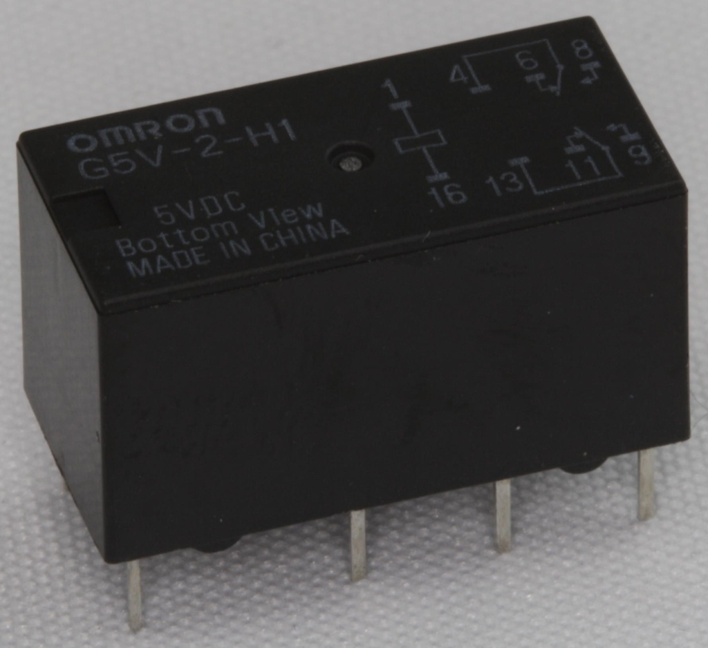Relay DPDT 2A 5V 167R G5V-2-H1 5VDC