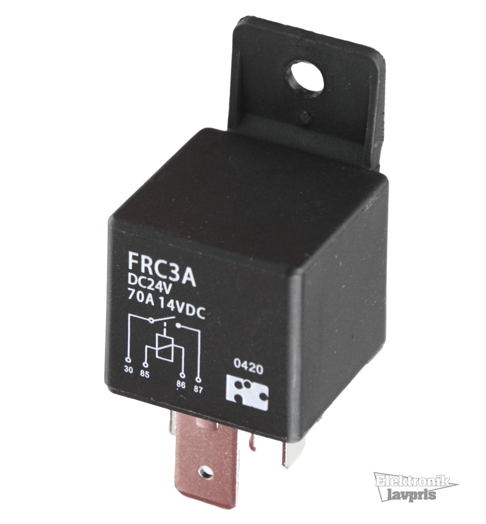High Current Relay SPST 70A 24V 320R 1xSlutte