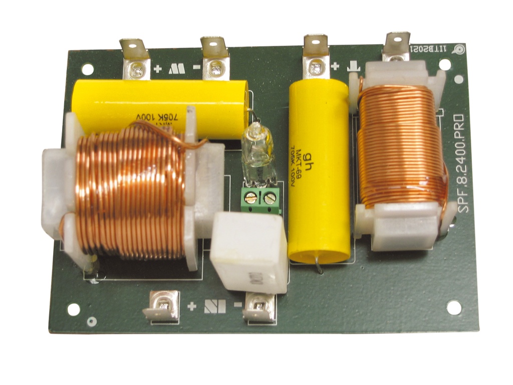 Delefilter 2-vejs 200/400W 8R