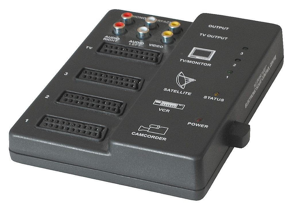 Automatisk scart aktiv switchbox