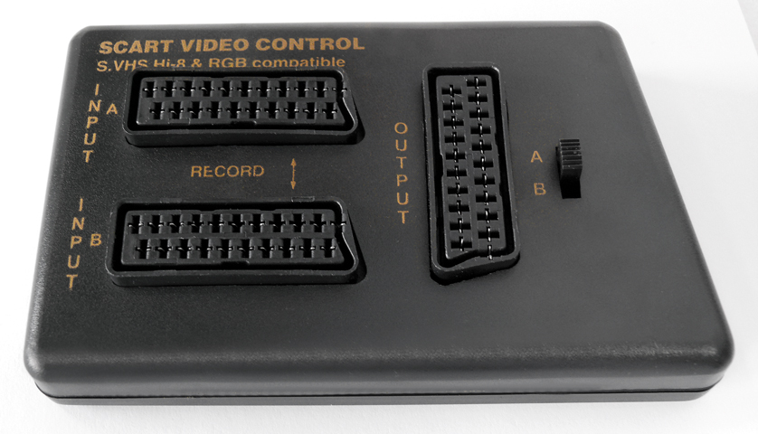 Scart omskifterbox 1-2