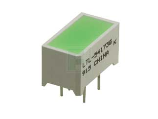 2xLED Grøn 12,7 x 6,35 x 7,0 mm.
