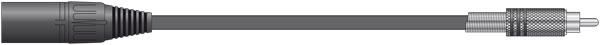 Highend OFC XLR-RCA lead 6m. NEUTRIK