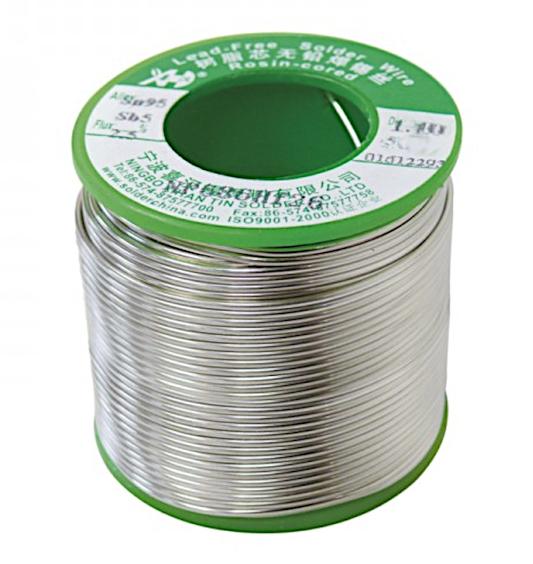 Loddetin, blyfri, Ø: 1,0 mm, 250 g.