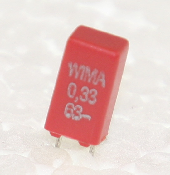 MKT Capacitor 330nF  63V 10% P2,5