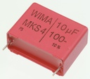 MKT Capacitor 10uF 100V 10% P27,5