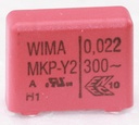 MKP Capacitor Y2 22nF 300V P15