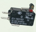 Microswitch Short Roller 250V 16A 400gf