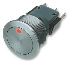 Metal Switch SPDT 250V 3A Red Point Momentan MSM19SP-RT