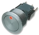 Metal Switch SPDT 250V 3A Red Point Momentan MSM19SP-RT