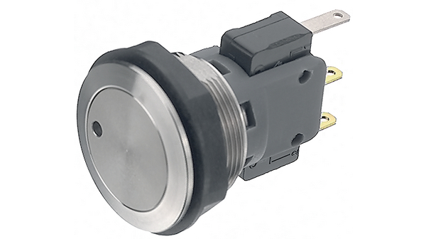 Metal Switch SPDT 250V 3A Green Point Momentan MSM22SP-GN