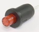 Trykafbryder 1-pol ON/OFF LED Red