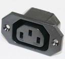 IEC C13 Power Jack, Spacing=40mm 6,3mm