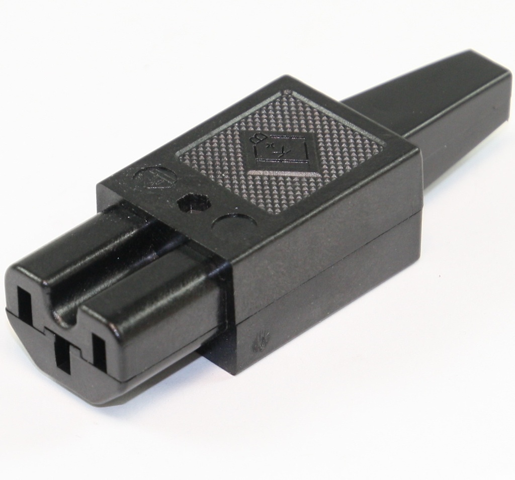 IEC Power Connector C15, Straight