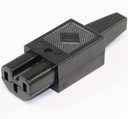 IEC Power Connector C15, Straight