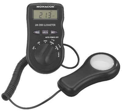 Digital luxmeter lysmåler, 0~50,000