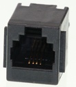 Modular-Jack Print 180° 6/4-Pole