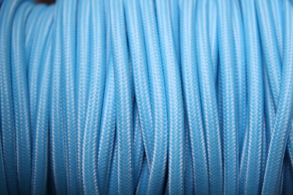 Stofledning - 2 x 0,75mm&#178;, Lyseblå