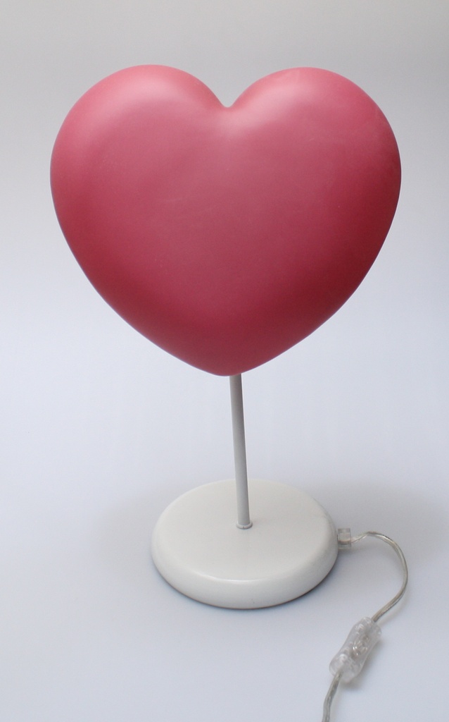 Hjertelampe, bordlampe