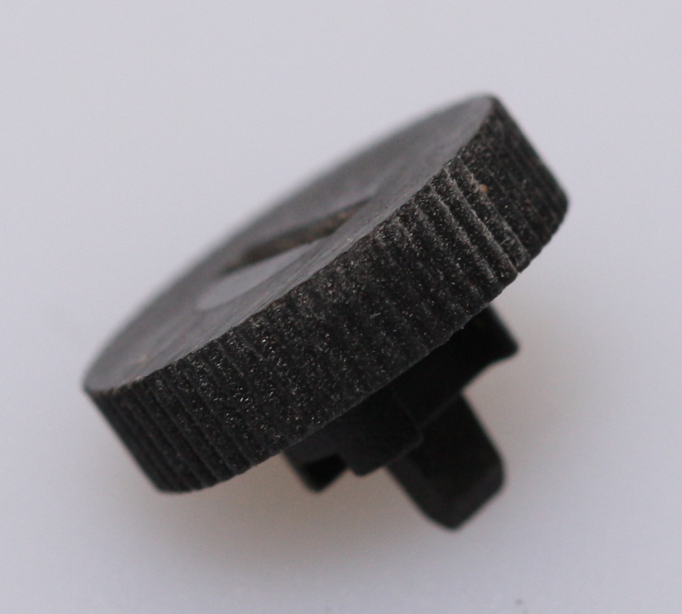 Thumbwheel CA9M Black 9,6mm