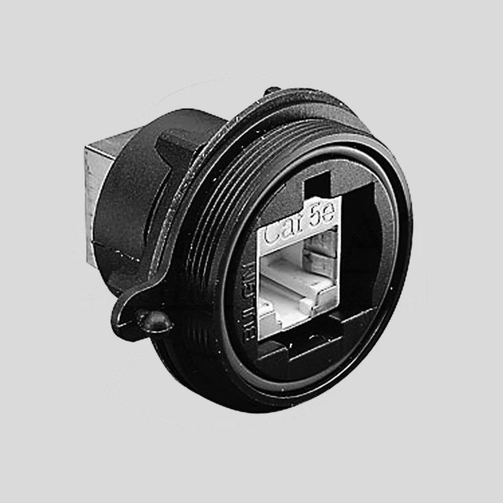 Panel M. Conn. IP68 Modular RJ45, Cat 5e