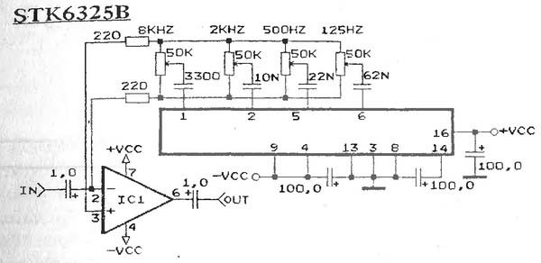 Hybrid IC 16-pin