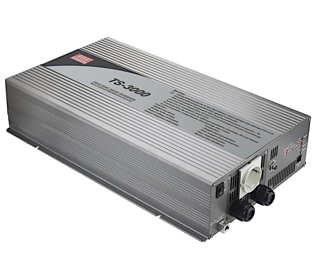 DC/AC Inverter, 12V/230V, 3000W, Ren sinus