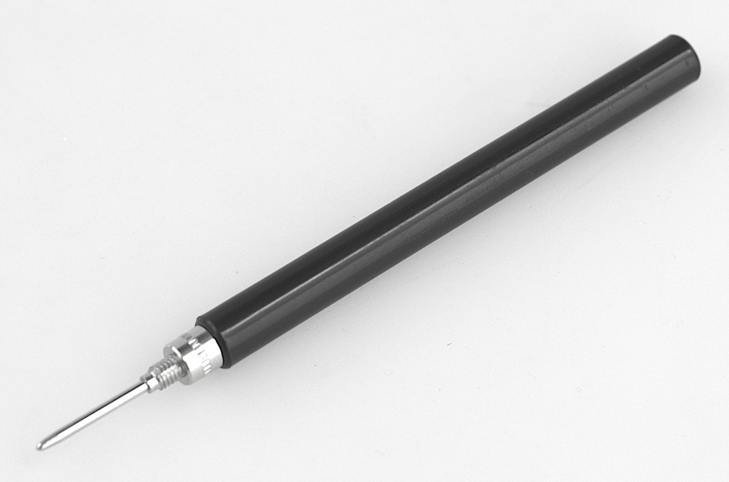 Testpind 130mm. Sort