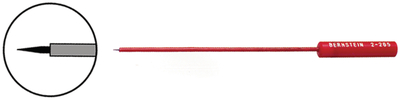 Prøveføler 1 mm rød, Bernstein