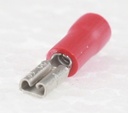 Spadestik rød 2,8 mm. HUN (for 0,5mm. spade)