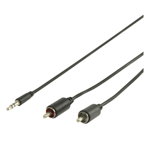 Minijack <-> Phono, 5m, SORT