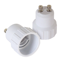Lampefatnings-adapter GU10 - E14, 2 stk.