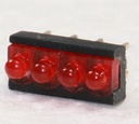 LED array 4-dobbelt RØD 
