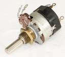 Potentiometer m/drejeafbryder, 220KA Lin. mono