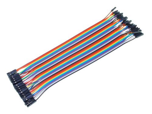 Jumperkabel, Breadboard, hun/hun, 20cm, 40-pin