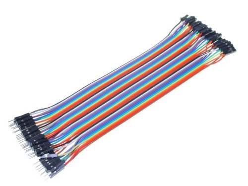 Jumperkabel, Breadboard, han/hun, 20cm, 40-pin