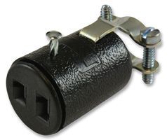 Jones SOCKET CONNECTOR, 2-POLE