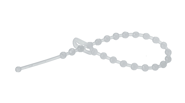 Kugle kabelbinder, genoplukkelig, 180mm 100 stk.