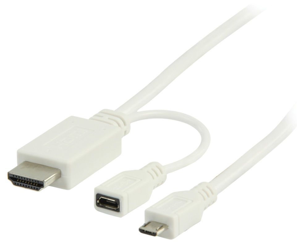 MHL connection cable 1.00 m white