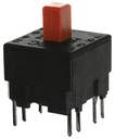 UNIMEC Printtast 2 x ON/ON m.m. 120VAC/DC 250mA