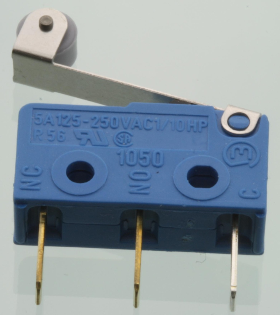 Microswitch, 20x10x6,4mm, MED RULLE