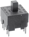 UNIMEC Printtast 2 x ON/(ON) m.m. 120VAC/DC 250mA