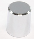 Hætte for Schadow tast, CHROM, Ø=8,86x10,49mm.