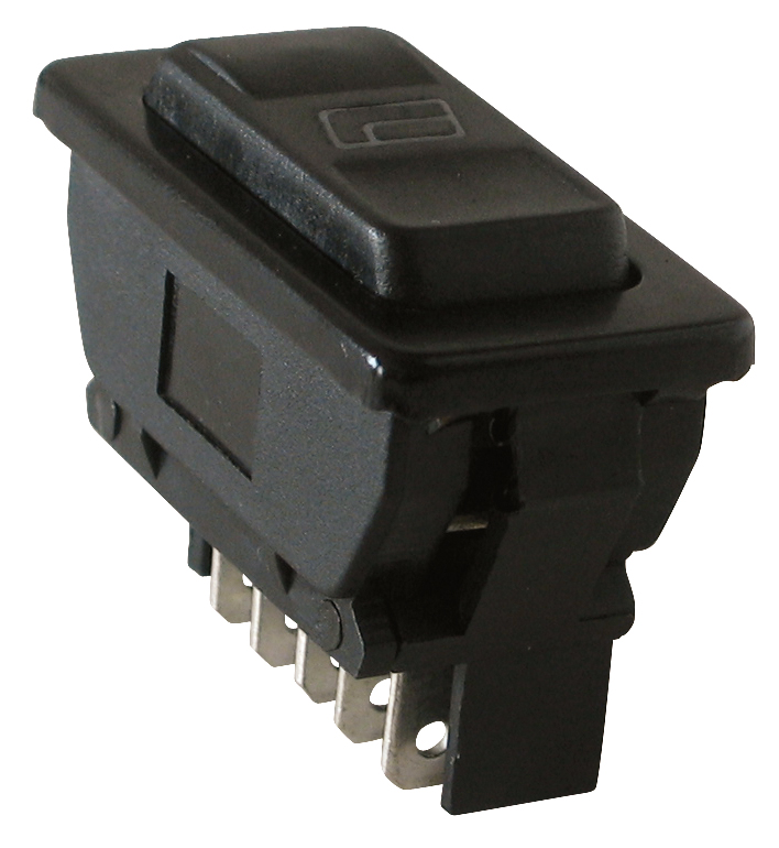 Vippeafbryder til bil 5 pol. 12VDC/20A med belysning