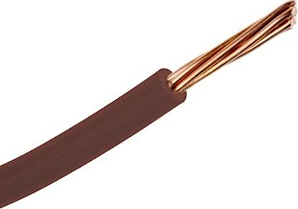 PVC-ledning H07V-K 1,5mm² Brun